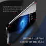 BASEUS 2 в 1 загартоване скло на передню та задню сторони для iPhone X / XS - біле