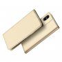 DUX DUCIS Чохол з підставкою та відсіками для документів та карток для Apple iPhone XS / iPhone X - золотий