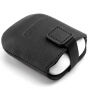 QIALINO захисна шкіряна кишеня для AirPods 1 / 2 - чорна