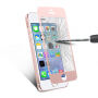 Загартоване 3D скло по цілому периметрі телефону для iPhone SE (2016) / 5S / 5 - 0.3 мм - рожево-золоте