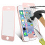 Загартоване 3D скло по цілому периметрі телефону для iPhone SE (2016) / 5S / 5 - 0.3 мм - рожево-золоте