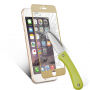 Загартоване 3D скло по цілому периметрі телефону для iPhone 6S / 6 - 0.3 мм - золоте