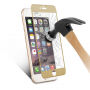 Загартоване 3D скло по цілому периметрі телефону для iPhone 6S / 6 - 0.3 мм - золоте
