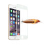 Загартоване 3D скло по цілому периметрі телефону для iPhone 6S / 6 - 0.3 мм - біле
