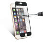 Загартоване 3D скло по цілому периметрі телефону для iPhone 6S / 6 - 0.3 мм - чорне