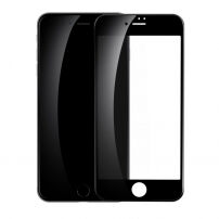 BASEUS загартоване 3D скло навколо телефону для iPhone 8 Plus / 7 Plus - 0.23 мм - чорне
