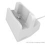 Універсальна док-станція та підставка з lightning роз'ємом для Apple iPhone / iPad / AirPods / Magic Mouse - срібла