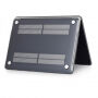 ENKAY 2в1 Глянцева кришка та ультратонка панель EU клавіатура для MacBook Pro 13" з Touch Bar (A1706 / A1708 / A1989 / A2159) - чорна
