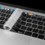 ENKAY 2в1 Глянцева кришка та ультратонка панель EU клавіатура для MacBook Pro 13" з Touch Bar (A1706 / A1708 / A1989 / A2159) - чорна