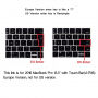 ENKAY 2в1 Глянцева кришка та ультратонка панель EU клавіатура для MacBook Pro 13" з Touch Bar (A1706 / A1708 / A1989 / A2159) - чорна
