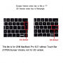 ENKAY 2в1 Глянцева кришка та ультратонка панель EU клавіатура для MacBook Pro 13" без Touch Bar (A1706 / A1708 / A1989 / A2159) - чистий