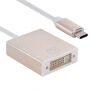 Перехідник з USB-C (Thunderbolt 3 ) на DVI порт для MacBook - 10cm