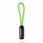 X-LEVEL елегантний USB / lightning кабель для Apple iPhone / iPad / iPod - 8cm - зелений