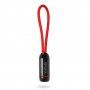 X-LEVEL елегантний USB / lightning кабель для Apple iPhone / iPad / iPod - 8cm - червоний