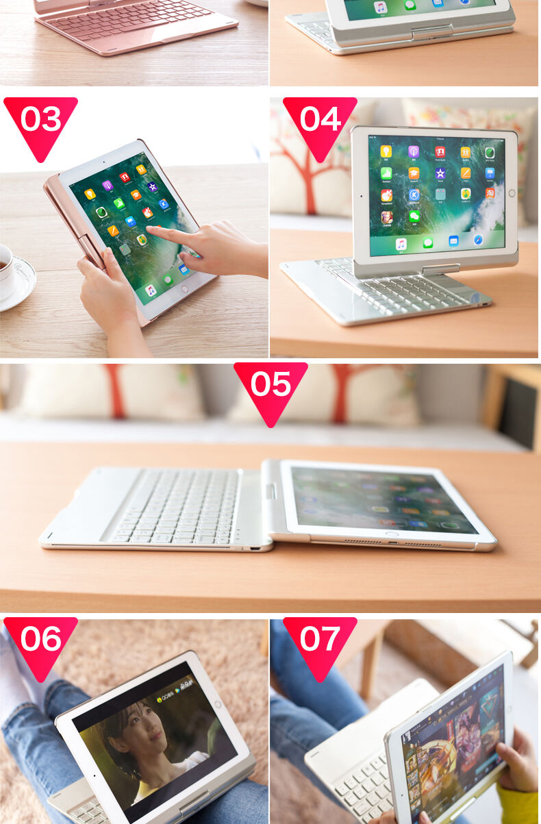 Поворотний футляр з клавіатурою для iPad 9,7