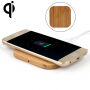 Вишуканий Qi бездротовий зарядний пристрій з бамбуку для iPhone / 8 / 8 Plus - прямокутна