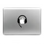 Hat-Prince декоративна знімна наклейка для MacBook - навушники