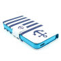 Чохол-гаманець з підставкою для Aaple iPhone 5 / 5S / SE (2016) - смуги та якір