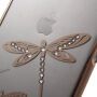 X-FITTED панель на Apple iPhone 6 Plus / 6S Plus - золотий зі стрекозами та камнями Swarovski