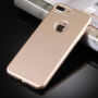 Пластиковий футляр на iPhone 8 Plus / 7 Plus з 360°-ним захистом - захищає передню та задню сторону - золотий