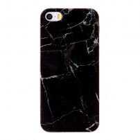 Захисна пластикова панель для iPhone 5 / 5S / SE (2016) - чорний мармур