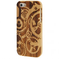 Дерев'яна панель для Apple iPhone 5 - steampunk