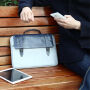 BASEUS сумка в британському стилі для iPad Pro 12.9 / MacBook 13" - темно-синя