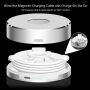 3 в 1 powerbank, зарядна підставка та захисний чохол для Apple Watch - сріблий