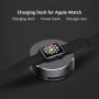 3в1 powerbank, зарядна підставка та захисний чохол для Apple Watch - 1 500 mAh - чорний