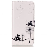 Чохол-гаманець для Apple iPhone 6 / 6S - кульбаби та їзда на внлосипеді