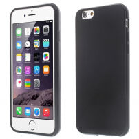 Блискуча гелева панель на Apple iPhone 6 / 6S - чорна