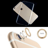 ENKAY тонкий футляр зі стальним захистом об'єктиву для Apple iPhone 6 / 6S - золотий