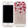 Кришка із м'якого пластика для Apple iPhone SE (2016) / 5S / 5 - серце та квіти