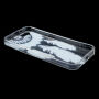Захисний м'який чохол із пластика з підставкою для Apple iPhone SE (2016) / 5 / 5S - синій вловлувач снів