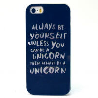 Кришка із м'якого пластика для Apple iPhone SE (2016) / 5S / 5 - allways be a unicorn