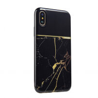 SULADA елегантний чохол мармурового плана для Apple iPhone XS / iPhone X - чорний