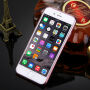 Люксовий чохол зі срібним тримачем з камінчиками для Apple iPhone 6 Plus / 6S Plus