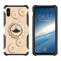 Захисний outdoor чохол зі знімний ремінцем на руку для Apple iPhone XS / iPhone X - золотий