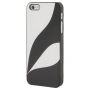 Захисна пластикова кришка для Apple iPhone 5 / 5S / SE (2016) - чорний/ білий