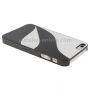 Захисна пластикова кришка для Apple iPhone 5 / 5S / SE (2016) - чорний/ білий
