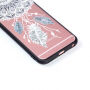 Захисний пластиковий чохол з чорною рамкою для Apple iPhone 6S Plus / 6 Plus - вловлувач снів з пір'ям