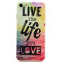 Ультратонка 0.6 мм панель на Apple iPhone SE (2020/2022) / 8 / 7 - Live The Life You Love