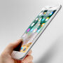 BASEUS захисне загартоване скло 5D для Apple iPhone 7 / 8 - 0.3mm - білий