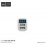 HOCO зарядка в автомобіль (5V/3.1A) з 2 USB портами для Apple iPhone / iPad / iPod - біла