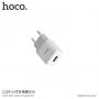 HOCO зарядка/ адаптер для Apple iPhone / iPod - біла