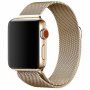 Металевий ремінець по-міланському тягнути для Apple Watch Ultra 49mm / 46mm / 45mm / 44mm / 42mm - золотий - champagne