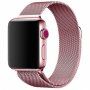 Металевий ремінець по-міланському тягнути для Apple Watch Ultra 49mm / 46mm / 45mm / 44mm / 42mm - рожева