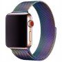 Металевий ремінець по-міланському тягнути для Apple Watch Ultra 49mm / 46mm / 45mm / 44mm / 42mm - радуга