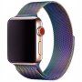 Металевий ремінець по-міланському тягнути для Apple Watch 42mm / 41mm / 40mm / 38mm - радуга