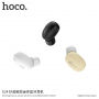 HOCO малий бездротовий Bluetooth навушник з мікрофоном для Apple iPhone - чорний